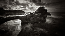 Biarritz in Südfrankreich, Aufnahme mit Nikon DSLR, schwarz-weiß-Wandlung mit Adobe Lightroom